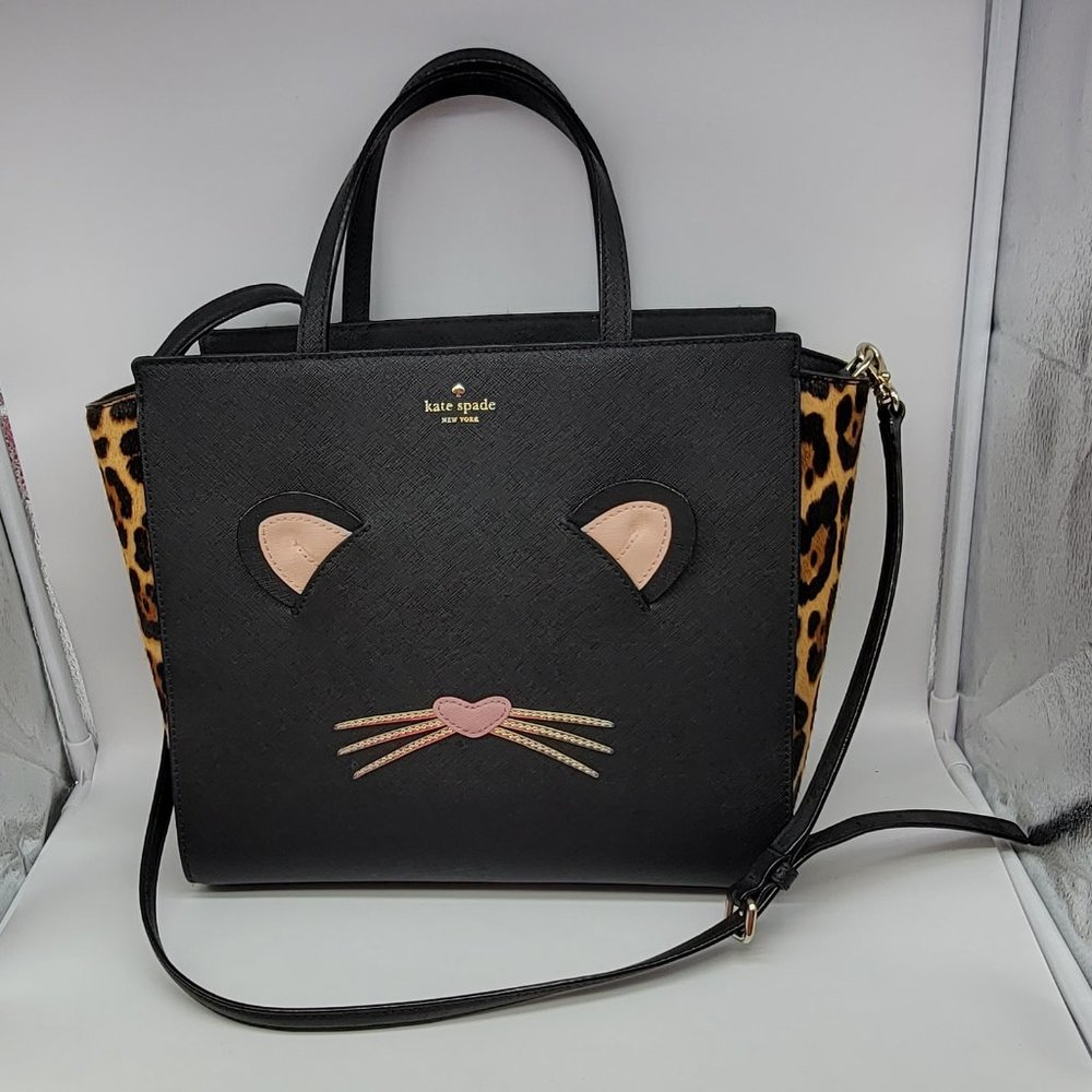 Kate Spade Leopard Hayden Run Wild Satchel